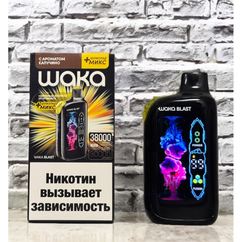 WAKA BLAST 38000 Original (⁠Черника малина лёд)