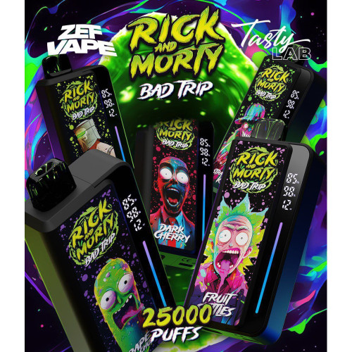 RICK AND MORTY BAD TRIP 25000 ORIGINAL (Черника мята)
