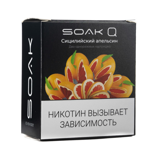 SOAK Q картриджи (2шт) 1500 Original (Лимонный тарт)