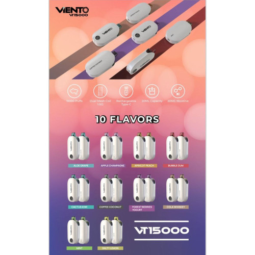 VIENTO VT 15000 ORIGINAL (Forest Berries yogurt)