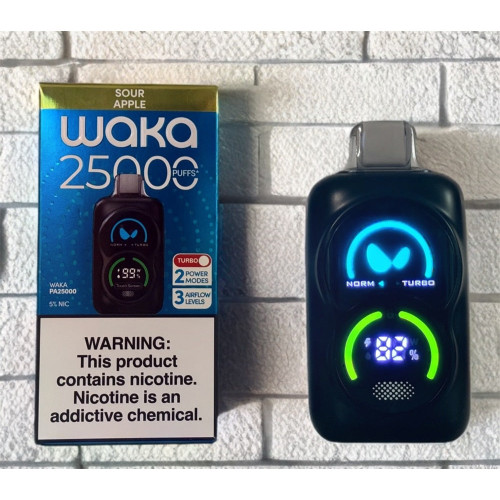 WAKA PA 25000 5% англ ORIGINAL (Dark Cherry)